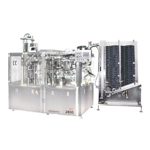Máquina de encher e fechar de tubo - AXO 2800 - AXOMATIC - para o setor farmacêutico / para a indústria de cosméticos