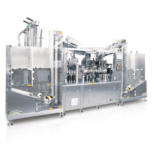 Máquina de encher e fechar de tubo - AXO 4800 - AXOMATIC - para o setor farmacêutico / para a indústria de cosméticos