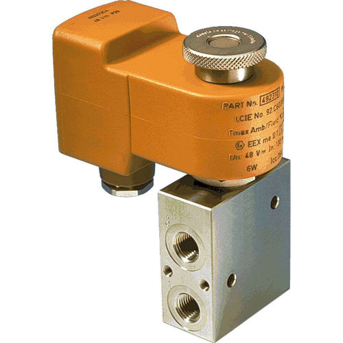 Válvula solenoide universal - Parker Fluid Control Division - Europe - de ação direta / de 3 vias / para gás