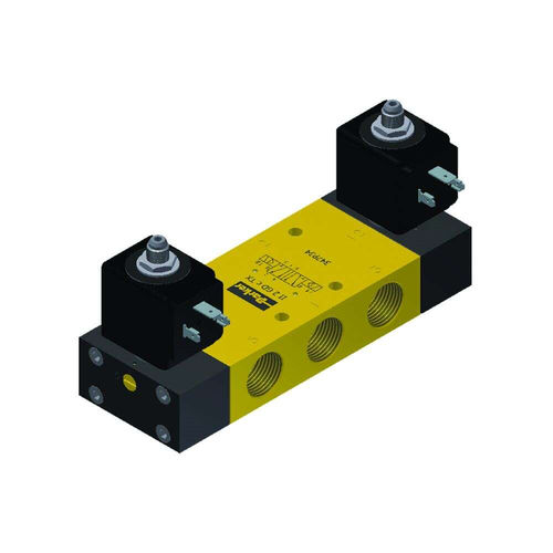Válvula direcional pneumática spool - Parker Fluid Control Division - Europe - acionada por solenoide / de ação indireta / de 5/2 vias