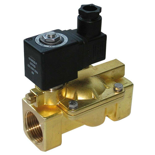 Válvula solenoide de ação indireta - Parker Fluid Control Division - Europe - de 2 vias / NF / para gás