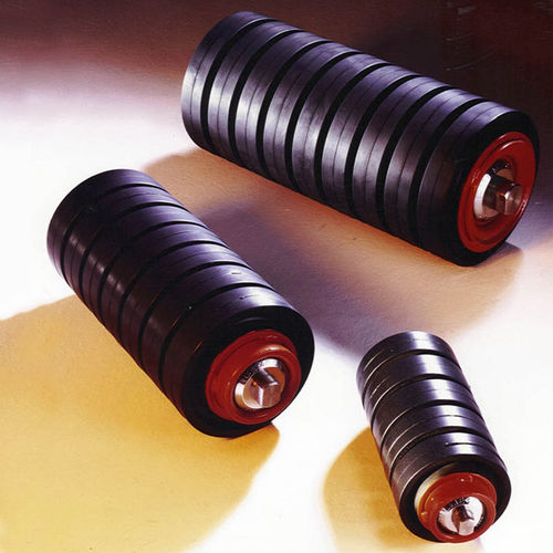 Rolo de transportador amortecedor - MPS, PSV series - Rulli Rulmeca - livre / em aço