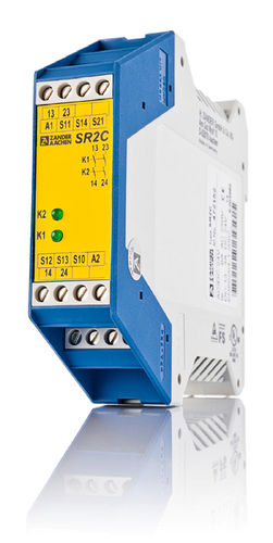 Relé de segurança de freio de emergência - 24 - 230 V, 6 A | SR2C - Zander GmbH & Co. KG, Hermann - para trilho DIN
