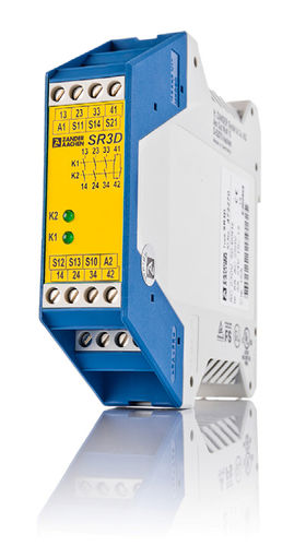 Relé de segurança de freio de emergência - 24 - 250 V, 15 A | SR3D - Zander GmbH & Co. KG, Hermann - para trilho DIN