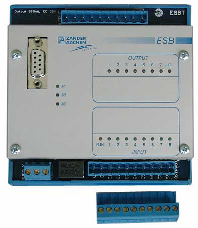 Módulo E/S digital - 24 V | ESB - Zander GmbH & Co. KG, Hermann - de barramento de campo / RS-232 / para controlador lógico programável