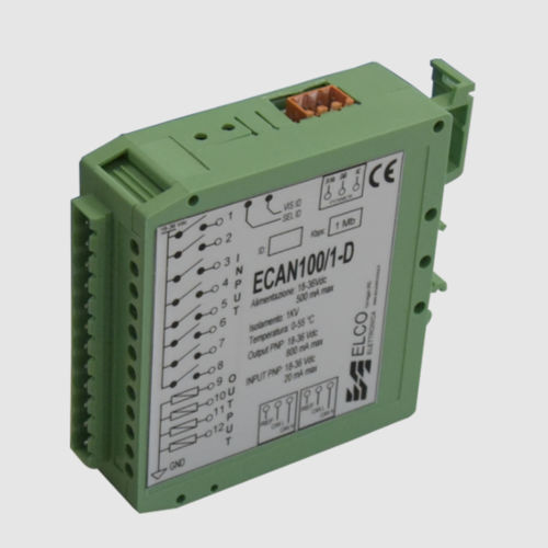 Módulo E/S analógico - ECAN 100/1 - ELCO Elettronica di A. Ligabue e C. snc - CAN / de 4 S / com 8 saídas PNP