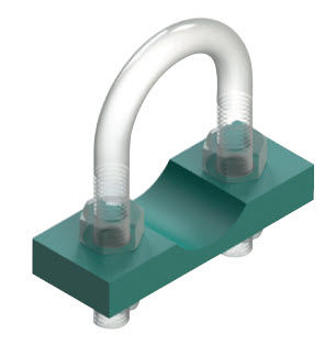Abraçadeira tipo U para tubos - FKB GmbH