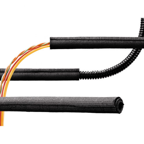 Espaguete tubo de proteção - FIPJACK WPET-SC series - FRÄNKISCHE Industrial Pipes GmbH & Co. KG - trançado / para cabos / em material têxtil