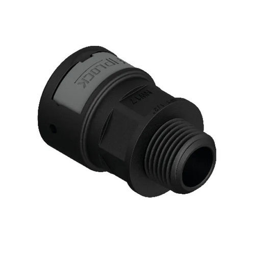 Conexão para produtos químicos - ASPA-NPT - FRÄNKISCHE Industrial Pipes GmbH & Co. KG - de roscar / em Poliamida 6 / resistente a produtos químicos