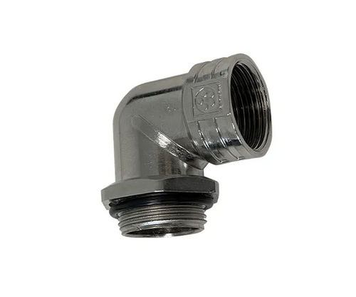 Conexão pneumática - WZDZ-M - FRÄNKISCHE Industrial Pipes GmbH & Co. KG - com rosca / cotovelo de 90° / moldagem sob pressão em zinco