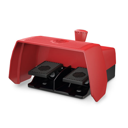 Interruptor de pedal de controle - NA2 series - BERNSTEIN AG - duplo / capotado / com freio de emergência