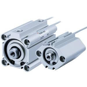 Cilindro pneumático - NCQ2 series - SMC Corporation of America - com haste roscada / com haste dupla / com haste