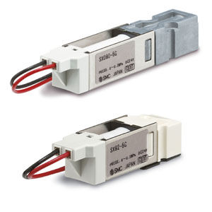 Válvula direcional pneumática tipo poppet - SX series - SMC Corporation of America - acionada por solenoide / de acionamento pneumático / de 3 vias