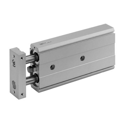 Cilindro pneumático - CXSJ series  - SMC Corporation of America - com haste guiada / de pistão duplo / de pistão