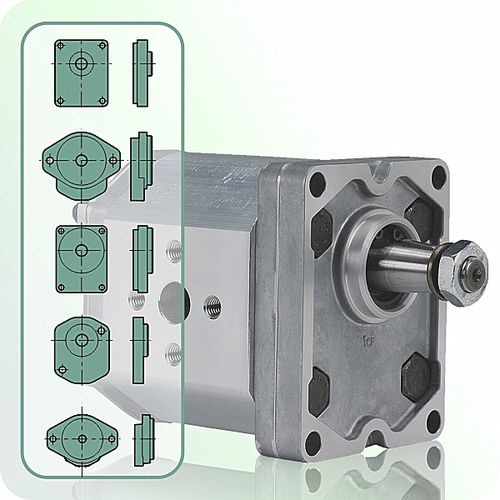 Motor hidráulico de engrenagem - ALM2 Series - jbj Techniques Limited