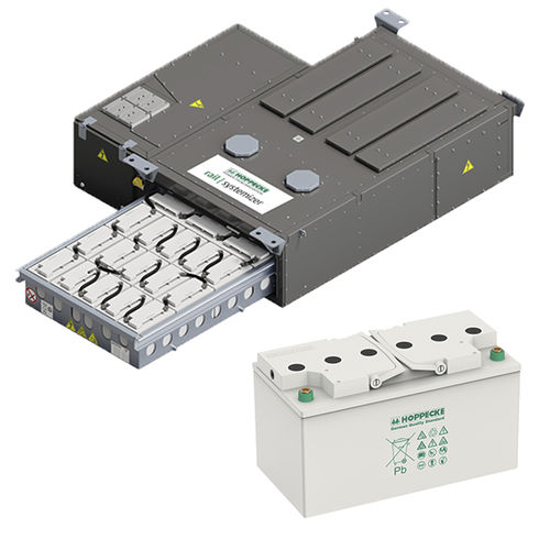Bateria de chumbo-ácido - HOPPECKE - monobloco / sem manutenção