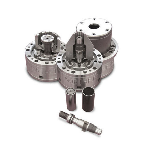 Placa de torno de diafragma - DPH-400 - NORTHFIELD PRECISION INSTRUMENT - automática / com 6 castanhas / de acionamento pneumático