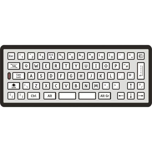 Teclado embutido - 2210-35201 - Storm Interface - com teclas mecânicas / 62 teclas / industrial