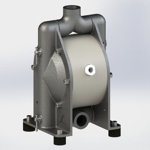Bomba de duplo diafragma - CHEMICOR Series - ALMATEC Maschinenbau GmbH - de água / pneumática / autoescorvante