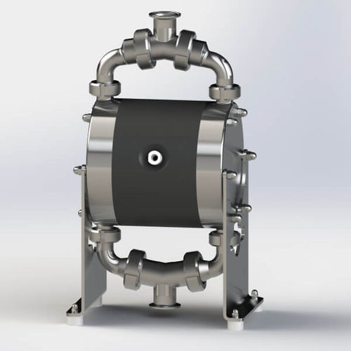 Bomba de duplo diafragma - BIOCOR Series - ALMATEC Maschinenbau GmbH - de água / pneumática / autoescorvante
