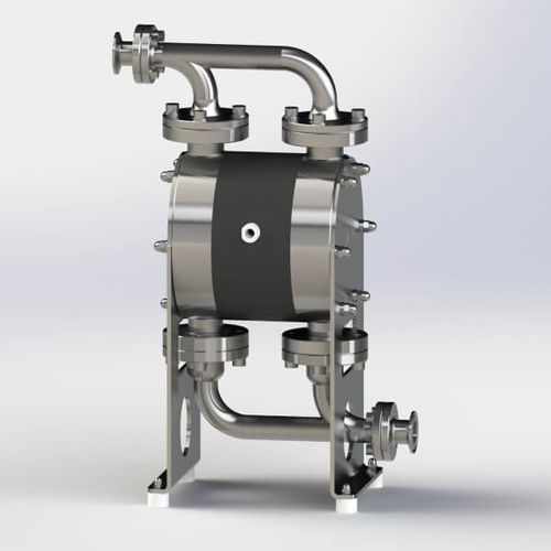 Bomba de duplo diafragma - MM Series - ALMATEC Maschinenbau GmbH - de água / pneumática / autoescorvante
