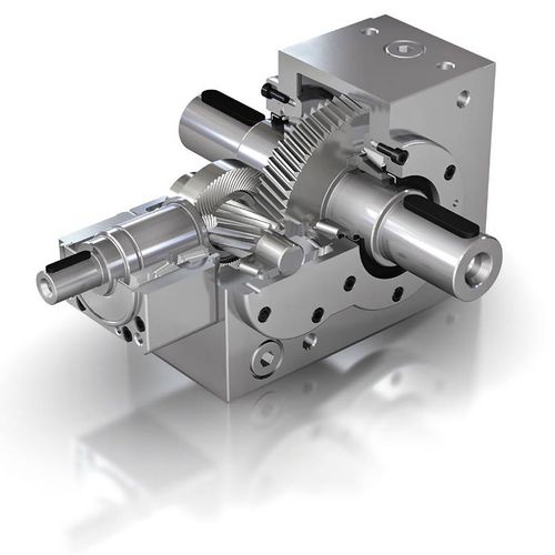 Redutor de engrenagens cônicas - KS TwinGear series - Nidec Graessner GmbH & Co. KG - de eixos ortogonais / 200–500 Nm / 100–200 Nm