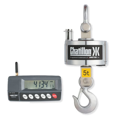 Dinamômetro digitais - CTR Series - AMETEK Test - com display LCD / com bateria recarregável