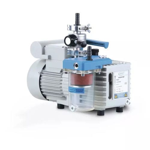 Bomba de vácuo de palhetas rotativas - RZ 2.5 +FO +VS 16 - VACUUBRAND - com lubrificação por banho de óleo / 230 Vca / de dois estágios