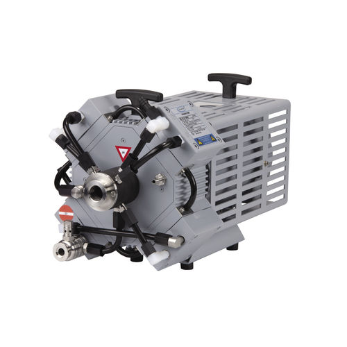 Bomba de vácuo de diafragma - MD 4C EX VARIO - VACUUBRAND - sem óleo / de três estágios / para laboratório