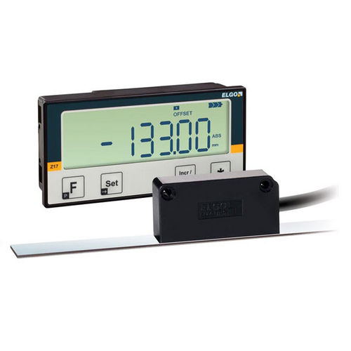 Indicador de posição - AZ17E - ELGO Electronic - com display LCD / para montagem em painel / com bateria