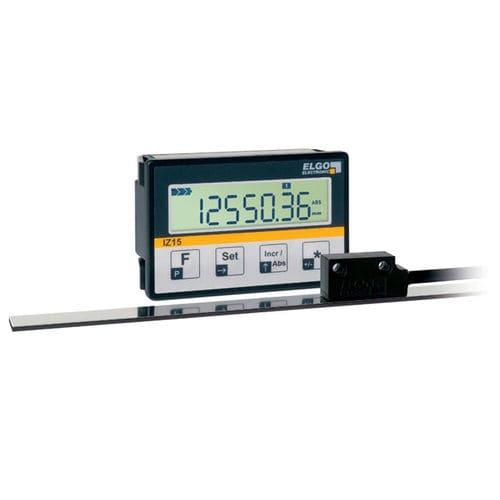 Indicador de posição - IZ15E - ELGO Electronic - com display LCD / para montagem em painel / com bateria