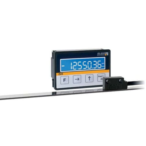 Indicador de posição - Z25 - ELGO Electronic - com display LCD / para montagem em painel / programável