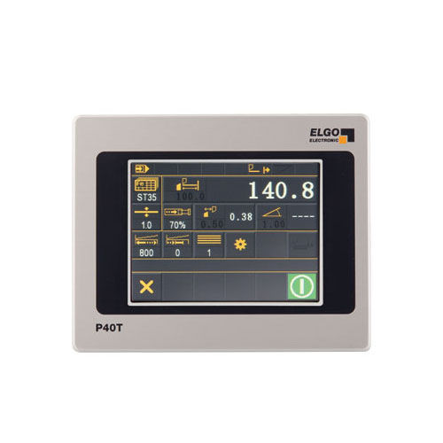 Controlador de posicionamento multieixos - P40T - ELGO Electronic - eletrônico / programável / com tela sensível ao toque