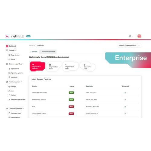Software de gestão de ciclo de vida - NFC-ENT-SUB - Hilscher - gestão da cloud / de monitoramento / SCADA