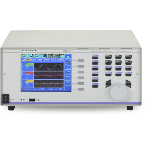 Analisador de potência - LMG450 - ZES ZIMMER Electronic Systems - elétrico / de tensão / de harmônicos