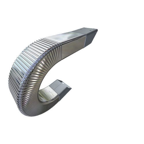 Esteira porta-cabos completamente fechada - SFK - EKD Systems GmbH - em aço / em aço galvanizado