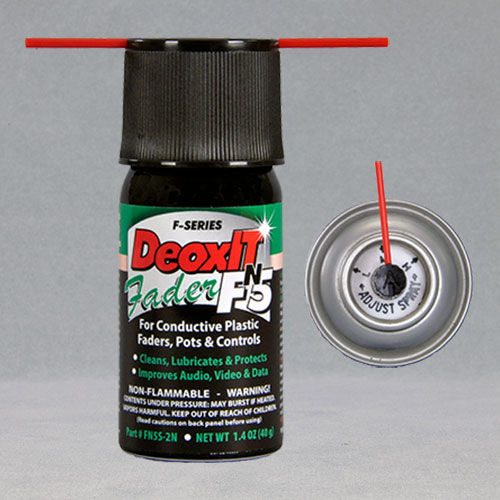 Spray de limpeza - DeoxIT® Fader F-Series, #FN5S-2N - CAIG - lubrificante / para metais / para o plástico