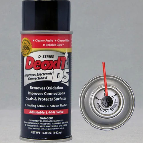 Spray de limpeza - DeoxIT®, #D5S-6-LMH  - CAIG - para metais / com solvente / de produtos inflamáveis