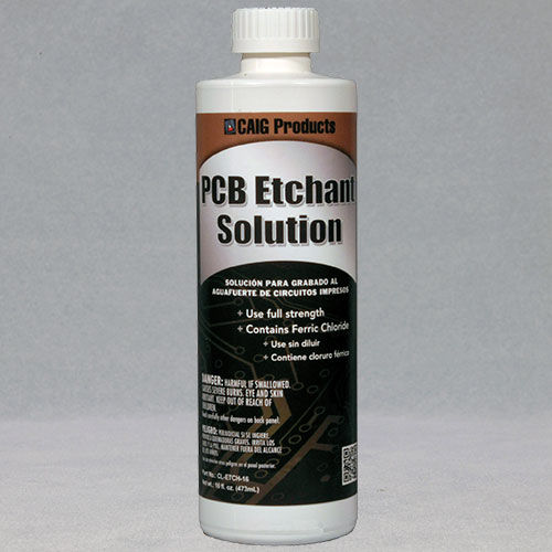 Produto químico para placa de circuito impresso - CL-ETCH-16 - CAIG - de impressão