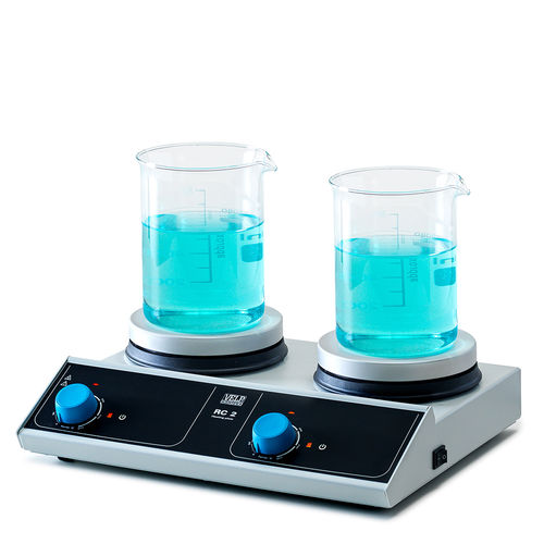 Placa de aquecimento de laboratório - RC 2 - VELP - em alumínio / analógica