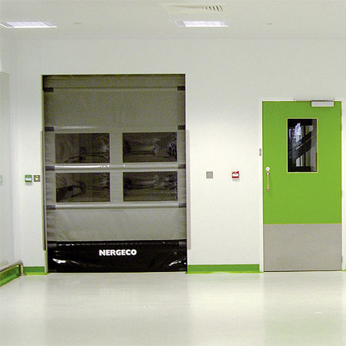 Porta de enrolar - Star 5 Labo series - NERGECO - para ambiente interno / para sala limpa / rápida