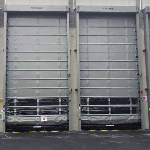 Porta de emparelhar - VL 3000 Enduro - NERGECO - com vidro / para ambiente externo / rápida