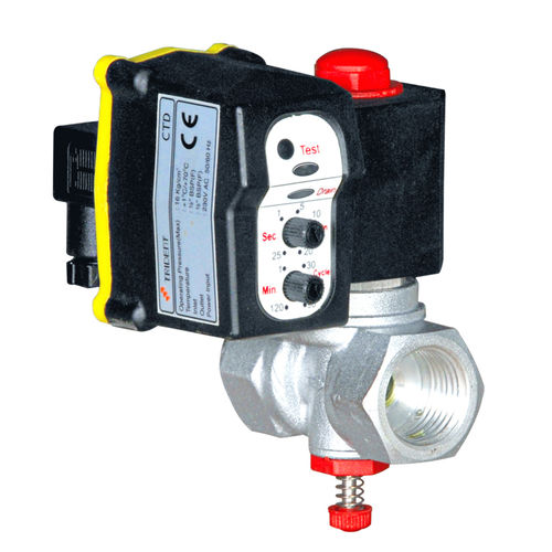 Válvula de drenagem - CTD series - Trident Pneumatics Pvt Ltd - de pistão / manual / com acionamento elétrico