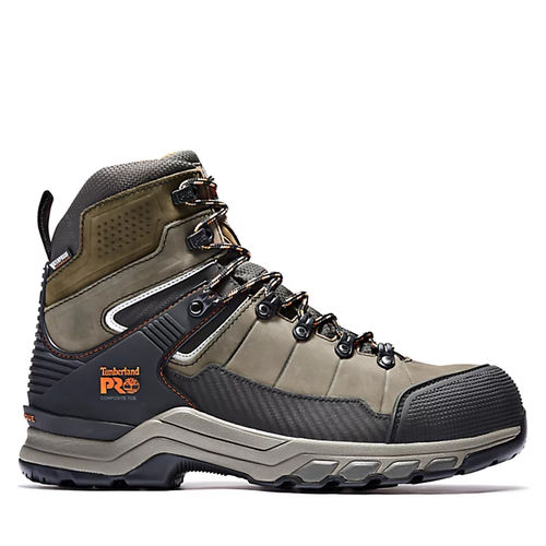 Bota de segurança para uso industrial - A25GP214 - Timberland Pro -  antiderrapante / à prova de água / em couro