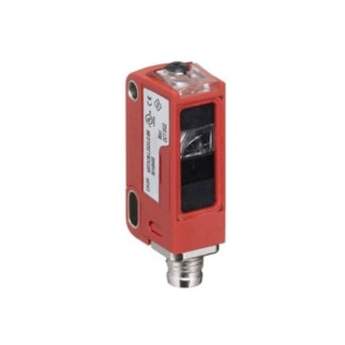 Detector de contraste retangular - KRT3CM.L3S2/6T-M8.P1 - Leuze - luz vermelha / LED / digitais