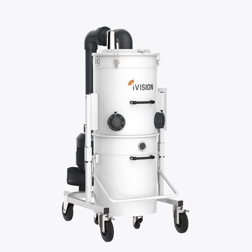 Aspirador para matérias secas - iV3 CLEAN - iVision Vacuum - para matérias úmidas / trifásico / móvel