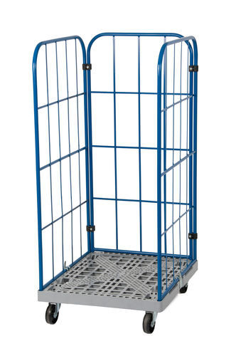 Container aramado com rodas multiusos - RBX - GEBHARDT Logistic Solutions GmbH - 3 tabuleiros / com base em plástico / metálico