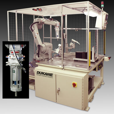 Linha de soldagem por ultrassom - Dukane Intelligent Assembly Solutions - robótica / para perfis / para máquina de soldagem