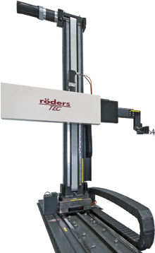Sistema de manipulação linear - RCM  - Roeders - para movimentação / para peças a usinar / para mangueiras