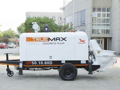 Bomba de concreto montada em carreta - SP50.10.60D - Hangzhou Truemax Machinery & Equipment Cp.,Ltd - para obras